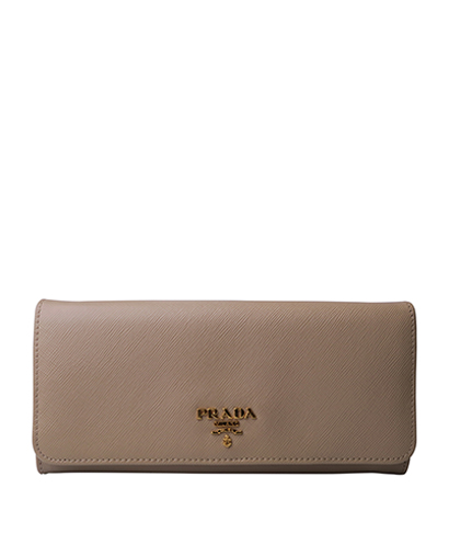 Prada Long Flap Wallet, front view
